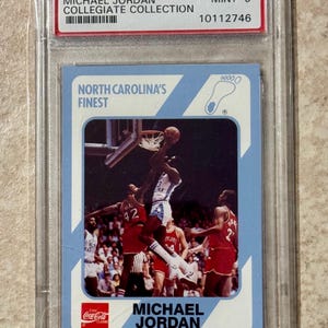 1989 Michael Jordan PSA 9 North Carolina Collegiate Collection #13