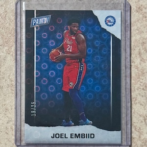 2021 Panini Fathers Day /25 JOEL EMBIID Holo Foil Circles SSP 76ers BK1 Philadelphia 76ers