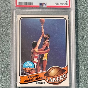 PSA 7 - 1979-80 Topps #110 Kareem Abdul-Jabbar ALL-STAR Los Angeles Lakers