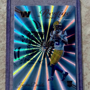 2024 Panini Prestige - Rookies Xtra Points Sunburst #302 Jayden Daniels Rookie Card RC Washington Commanders