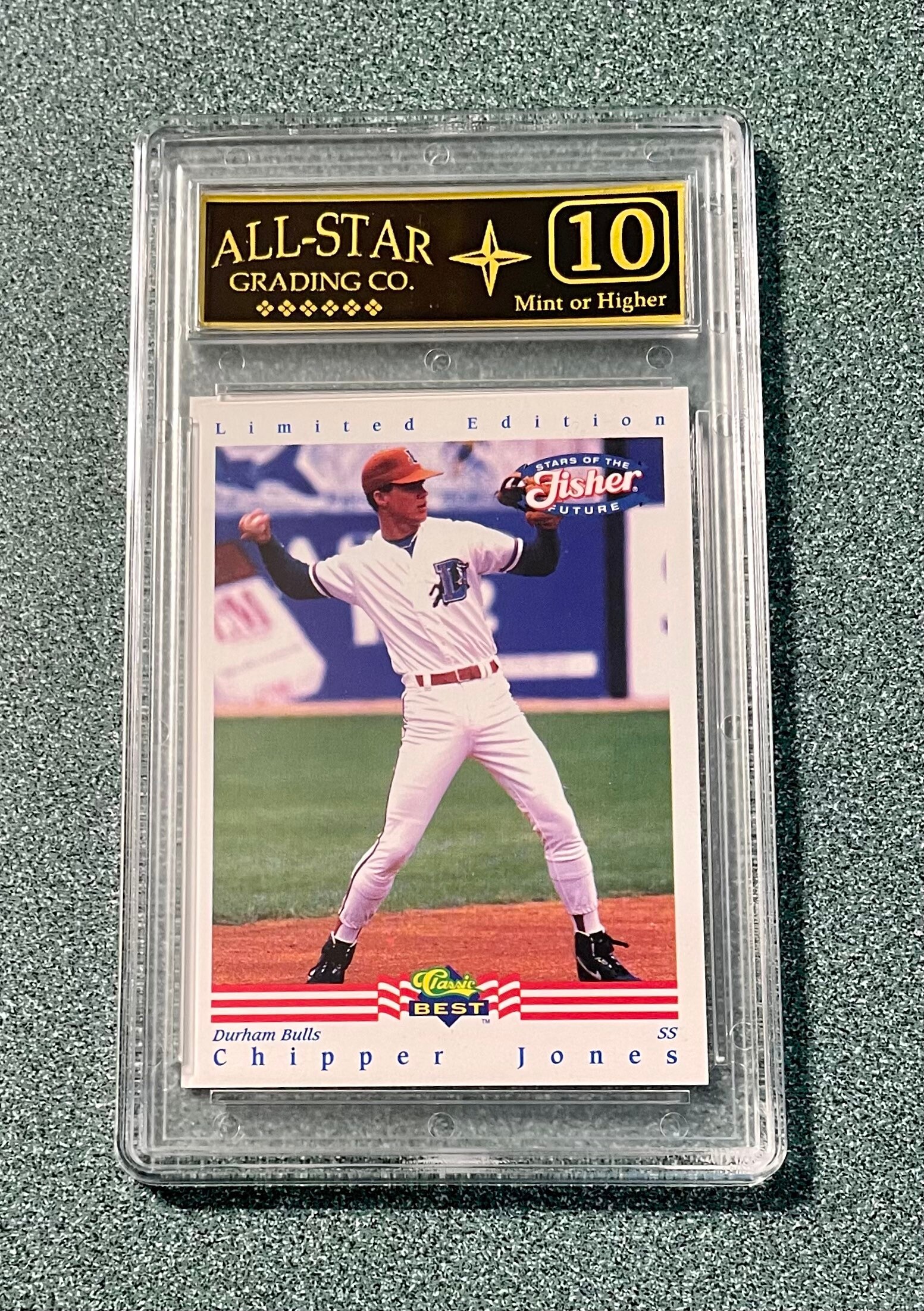 1992 Classic Best 5 Chipper Jones Fisher Nuts Rookie Braves - Etsy Ireland