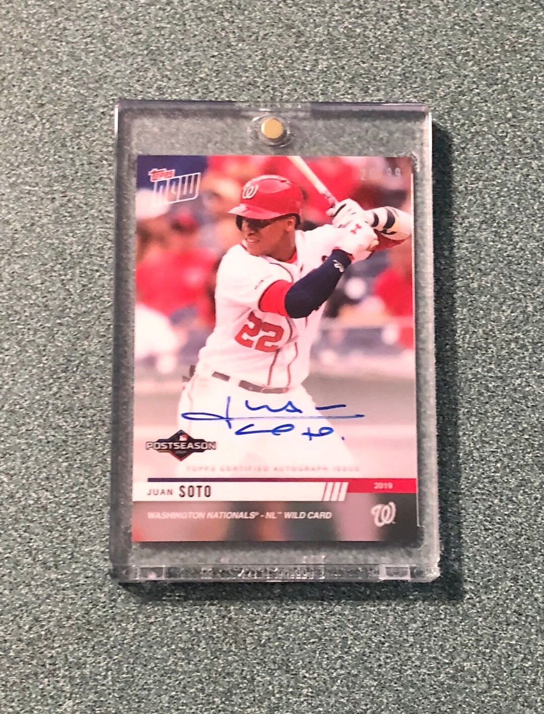 RARE 2019 Topps Diamond Icons JUAN SOTO Auto - PSA 10 - #22