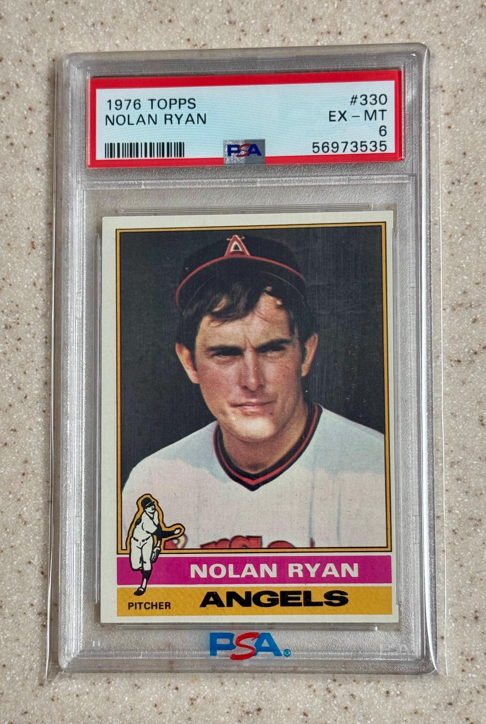1974 Topps NOLAN RYAN PSA 8 ビンテージ MLB 1974 Topps Nolan Ryan