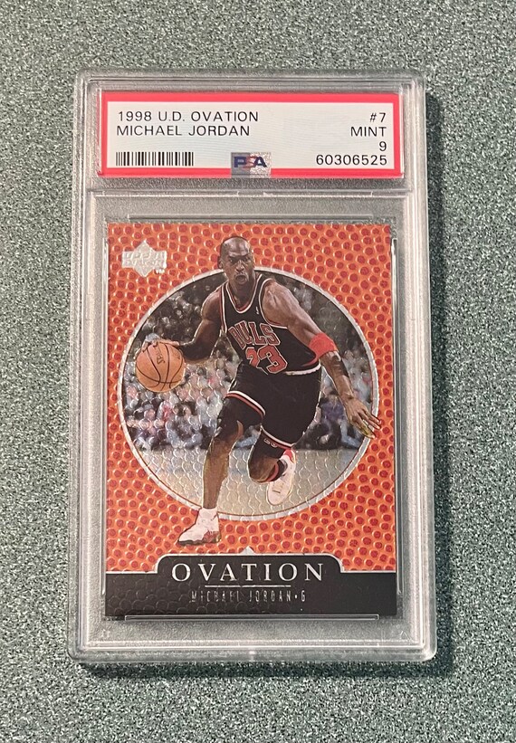 1998 Upper Deck Ovation Michael Jordan PSA 9 Mint Chicago Bulls - Etsy