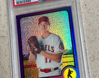 2022 Topps Heritage Shohei Ohtani Chrome Hot Box Refractor