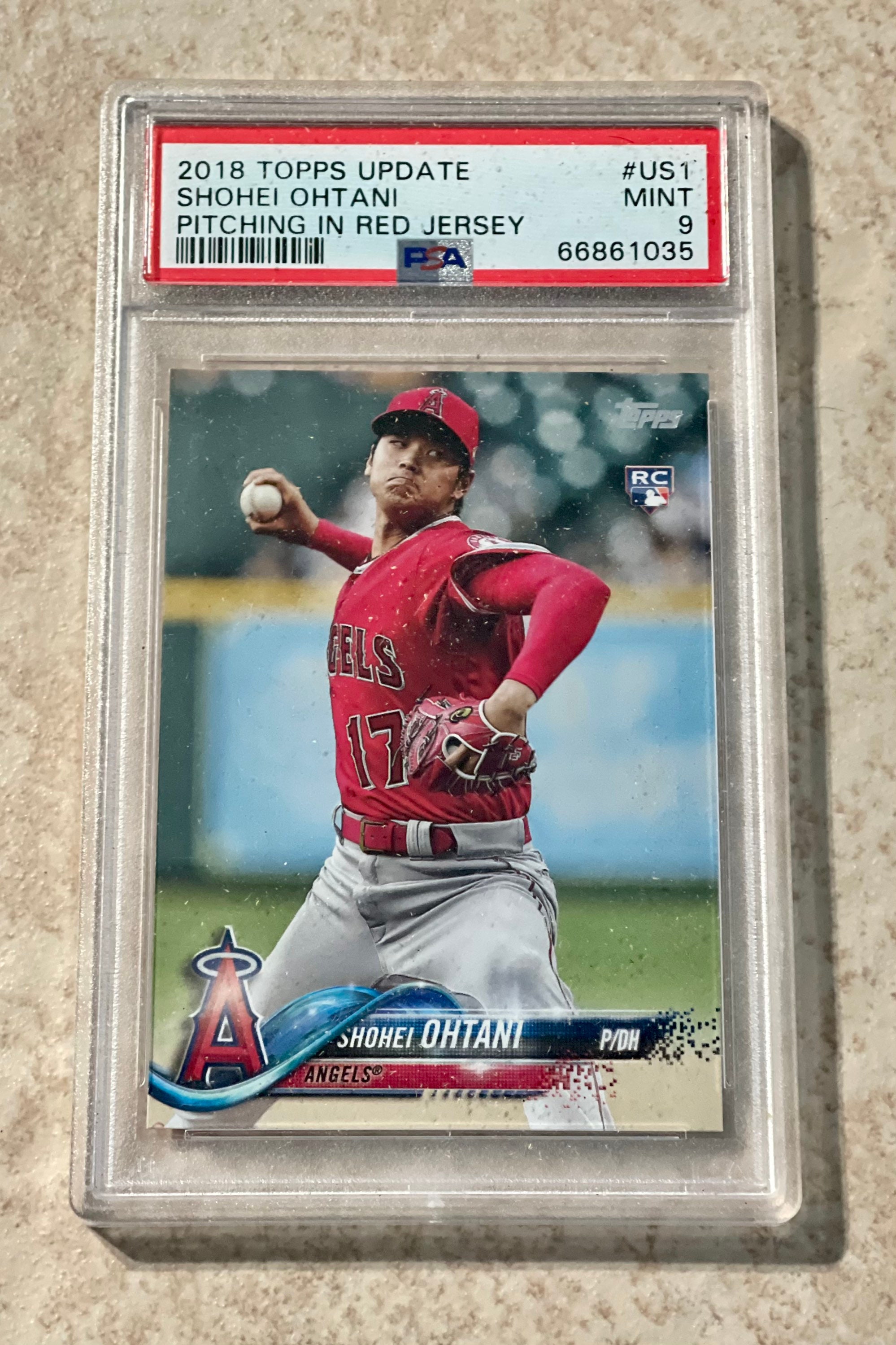 PSA10 Topps Update 大谷翔平 ピッチング ルーキーカード 2018