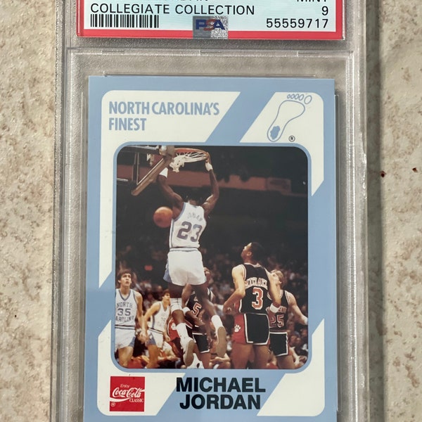 Michael Jordan North Carolina Basketball Cards Michael Jordan North Carolina Card - Etsy