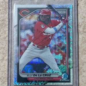 2024 Bowman Chrome Elly De La Cruz Mojo Refractor Rookie RC #22 SP Cincinnati Reds