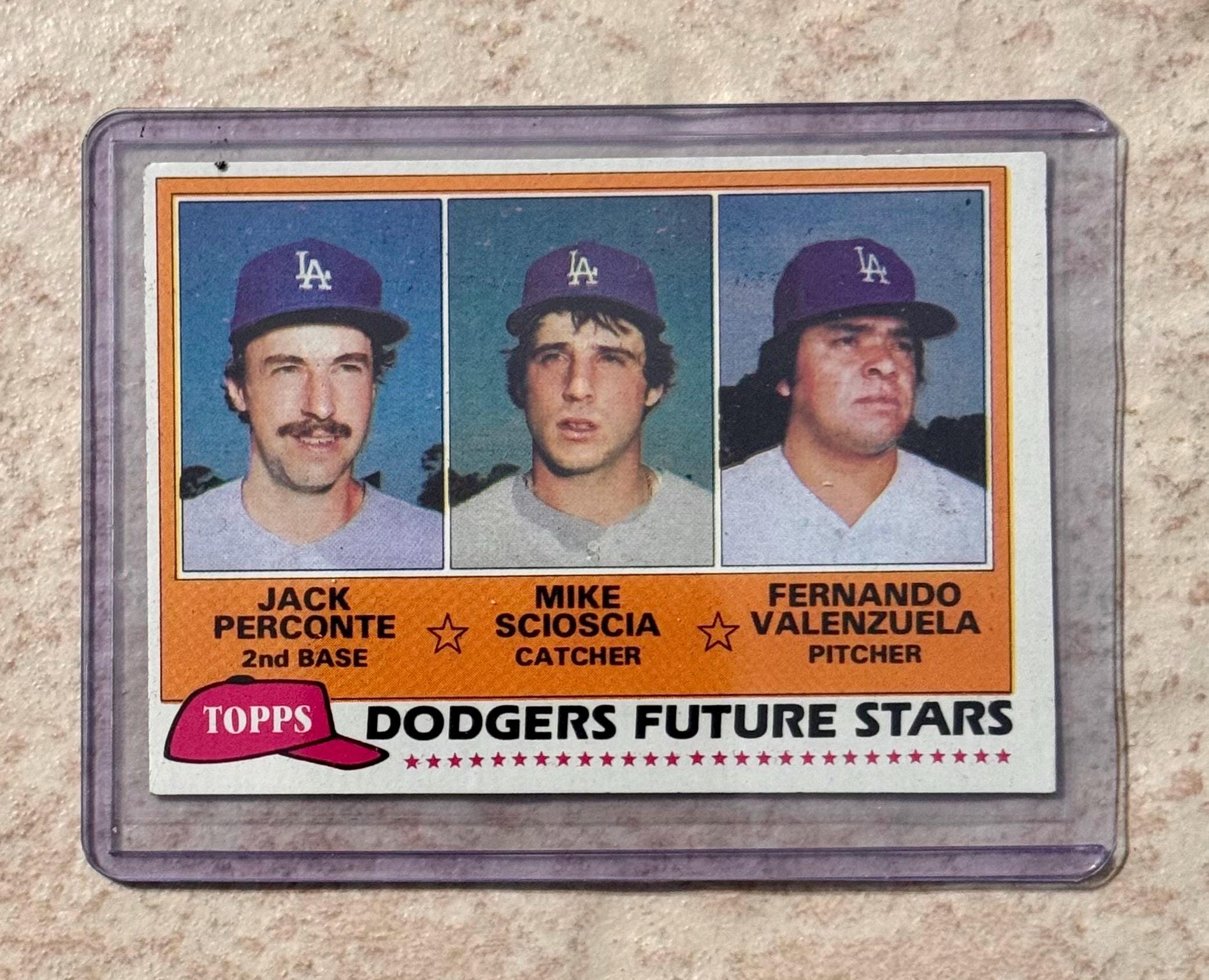 Carte de recrue Fernando Valenzuela/Mike Soscia