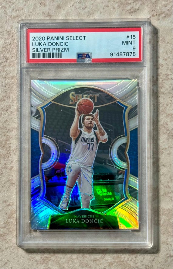 Luka Doncic 麗しい Panini Prism Silver PSA 9 RC