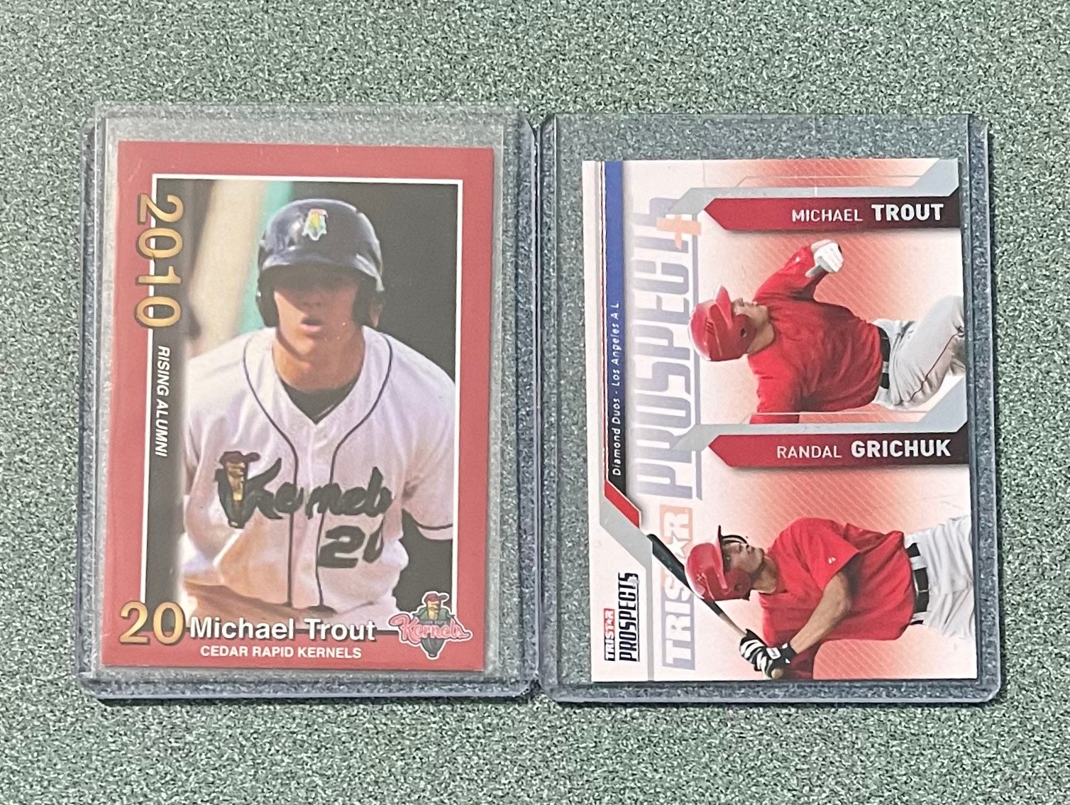 Mike Trout Minor League/rookie Card Set - Etsy Israel