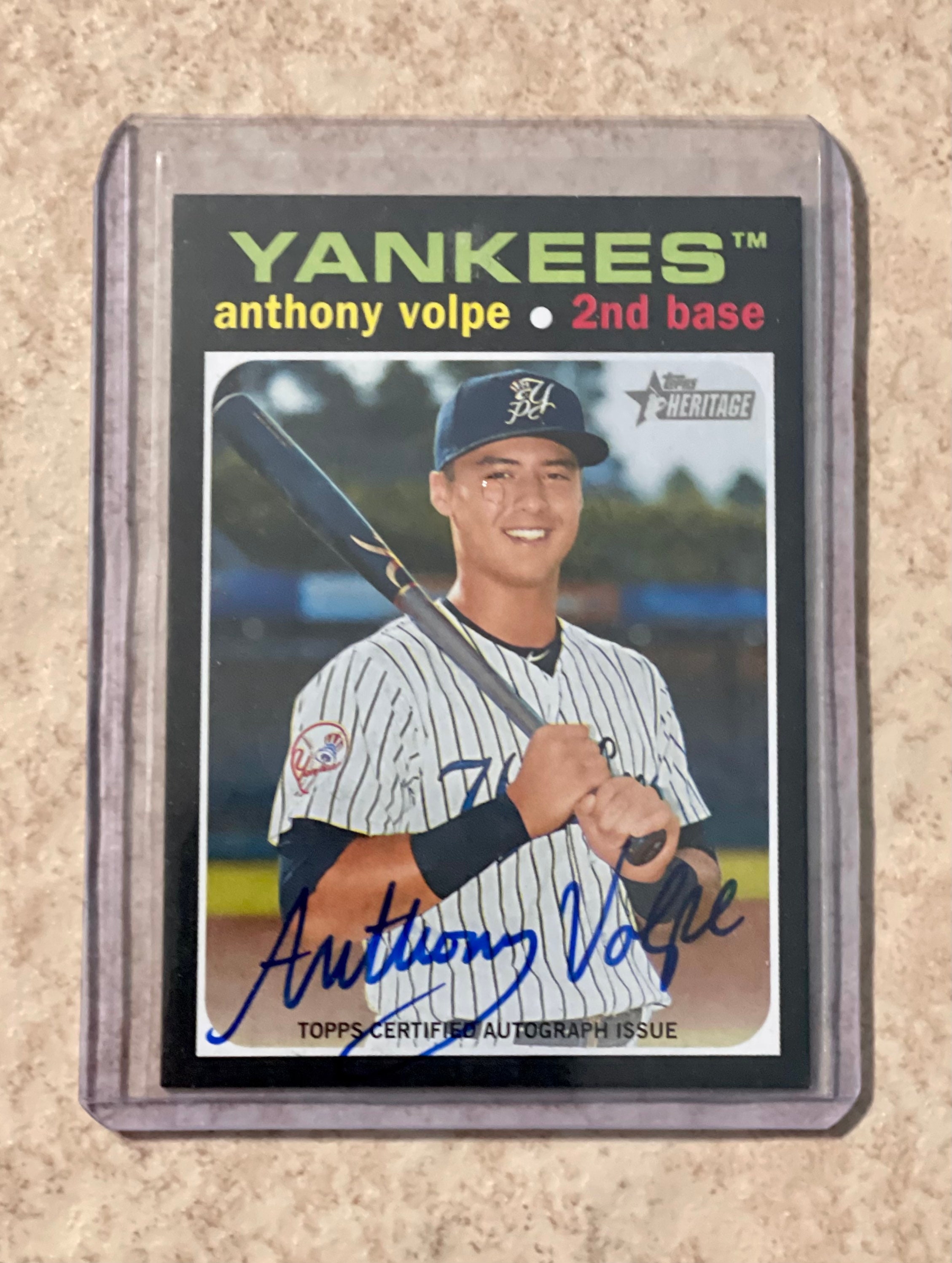 2019 Panini Anthony Volpe auto 直筆サイン　シリ 2019 Panini Anthony Volpe auto 直筆サインシリ