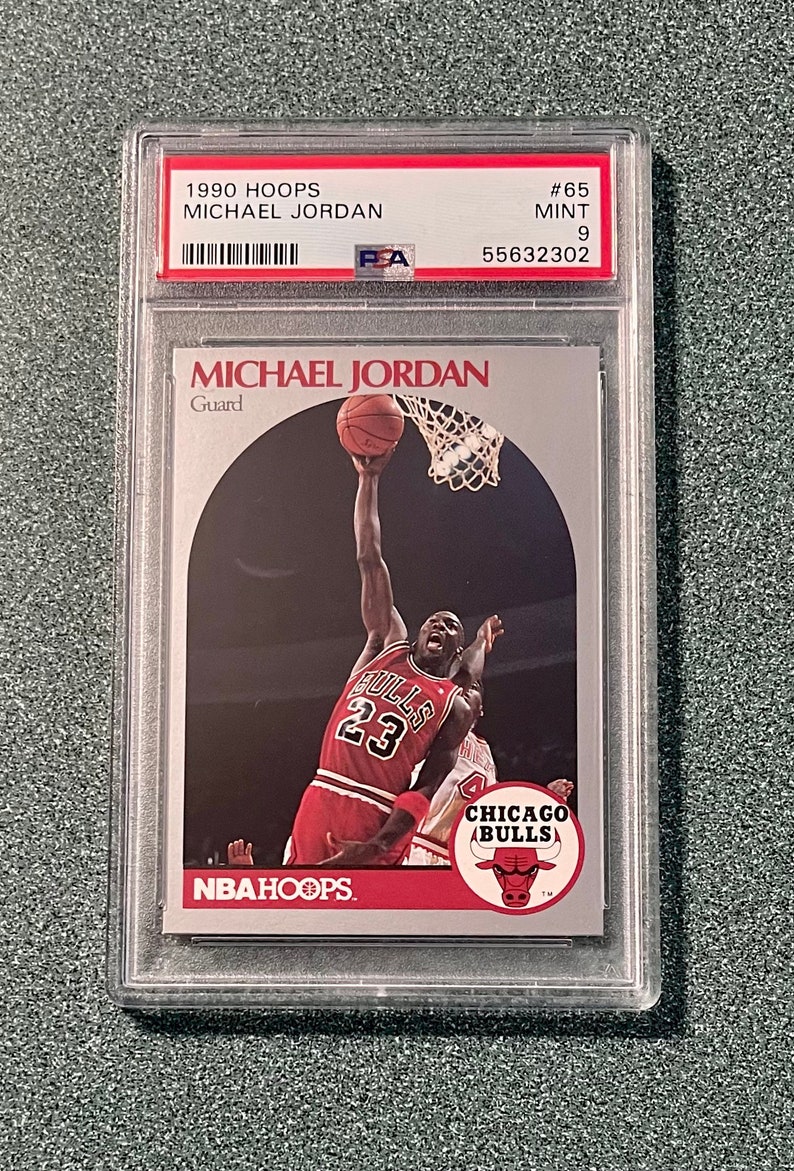 1990-1991 Hoops MICHAEL JORDAN PSA 9 - Mint Chicago Bulls - agh.ipb.ac.id