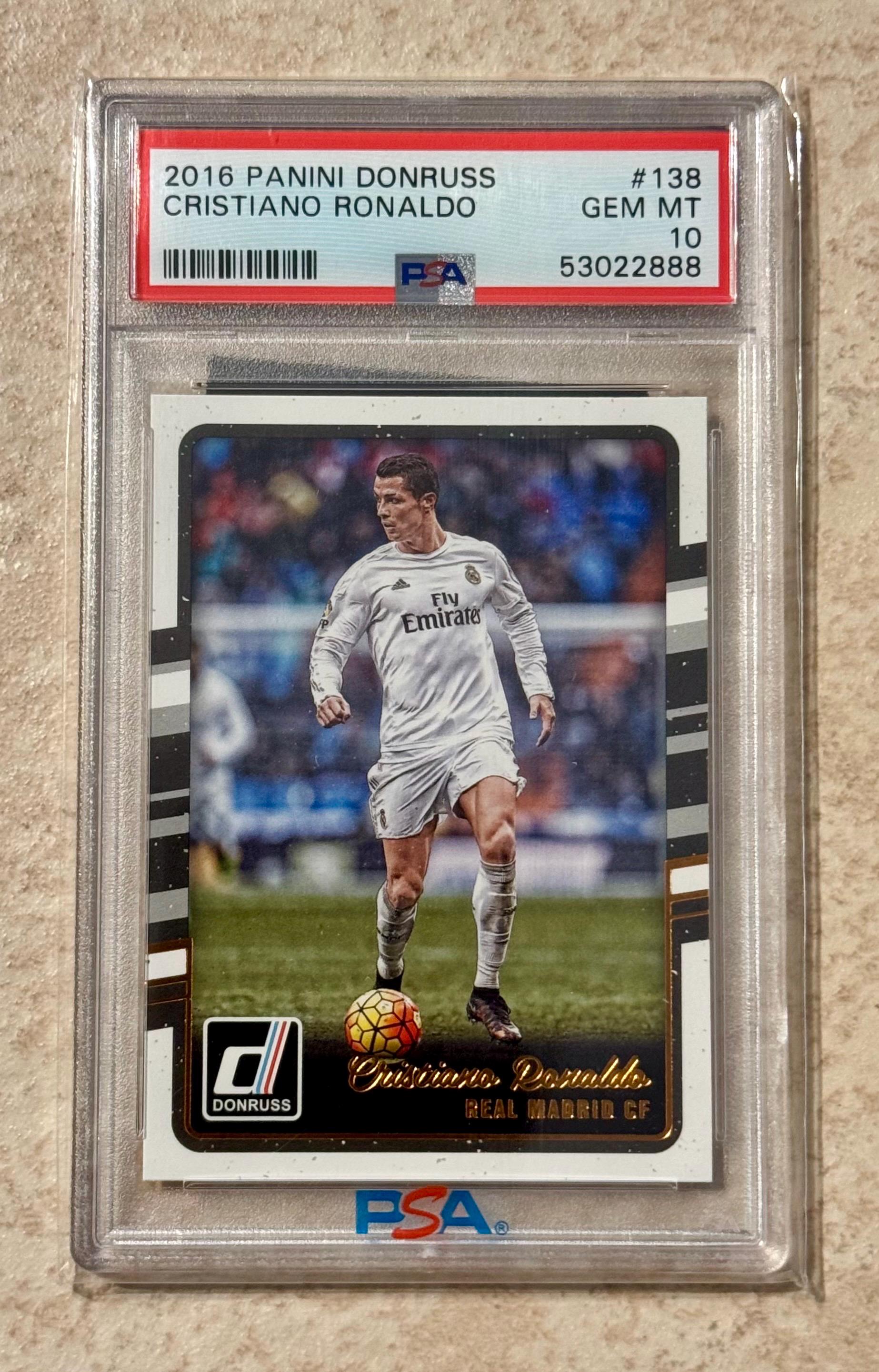 Cristiano Ronaldo 2016 Select Double Team Memorabilia Orange