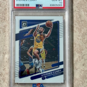 2021-2022 Panini Donruss-optiek Stephen Curry #128 PSA 10 Gem Mint Golden State Warriors