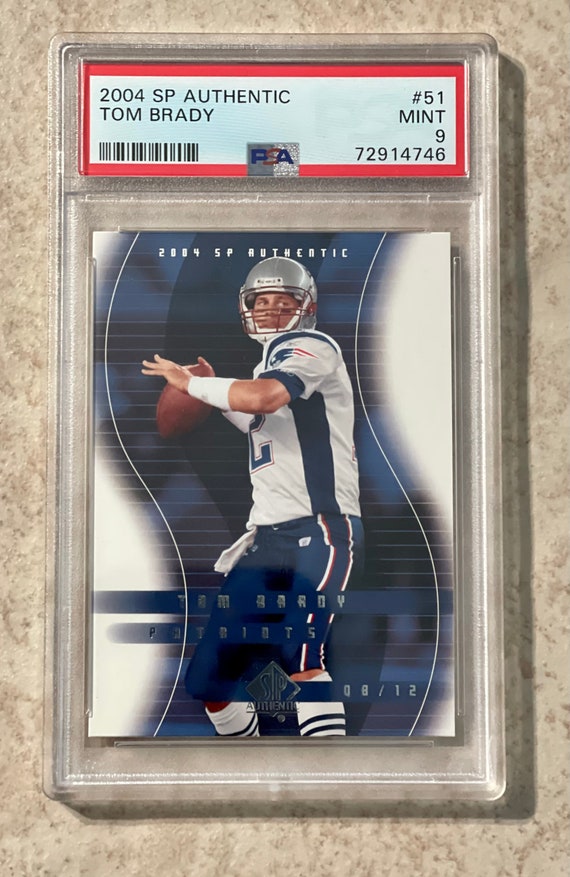 Tom Brady 2004 SP Authentic #51 Patriots PSA Mint