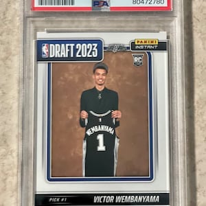 2023 Panini Instant Draft Night #DN1 Victor Wembanyama RC Rookie /31324 PSA 8