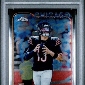 Topps Chrome 2024 #202 Caleb Williams Rookie RC PSA 9 Mint Rookie Card RC Chicago Bears