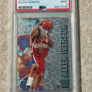1996 Fleer Metal Allen Iverson Rookie RC PSA 9 Menta