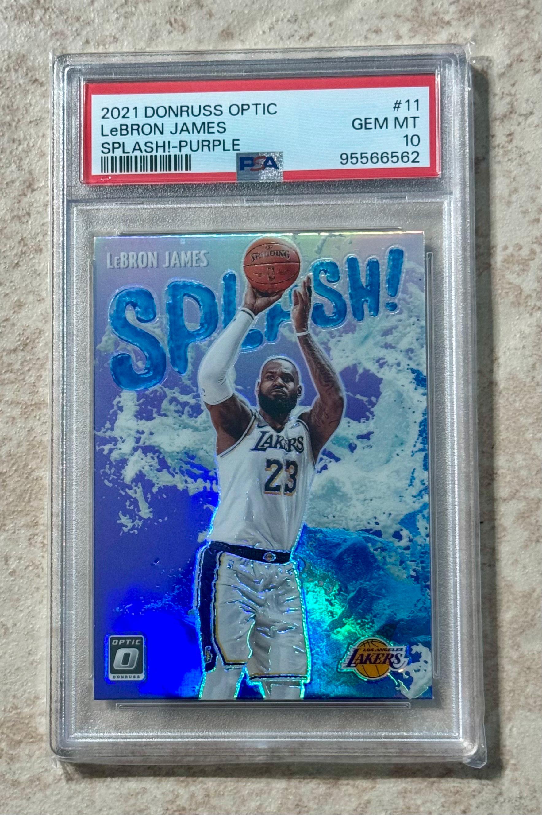 2021 Panini Donruss Optic Splash! #11 Lebron James Splash!-purple