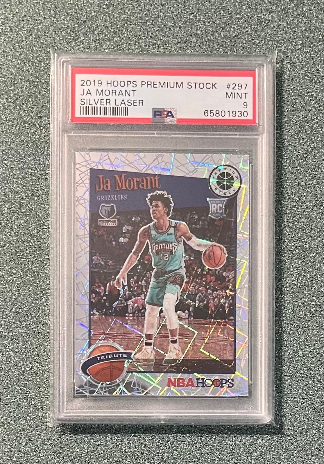 2019 Hoops Premium Stock Ja Morant RC Silver Laser PSA 9 Mint - Etsy