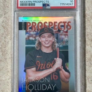 Jackson Holliday ~ 2023 Bowman Modern Prospects #MP4 Orioles ~ PSA 10 Gem Mint