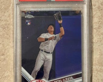 2017 Topps Chrome #169 Aaron Judge Catching RC Rookie PSA 10 Gem Mint Rookie Card Authentication Guaranteed by eBay
