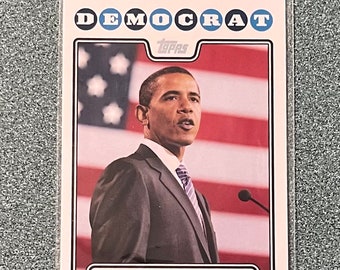 2008 Topps Campaign ‘08 #C08-BO Barack Obama Card- 44th President