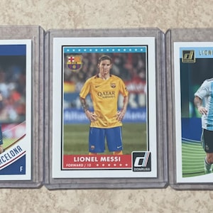 Panini Donruss LIONEL MESSI #1 Argentina 3 card lot - Hot!!!