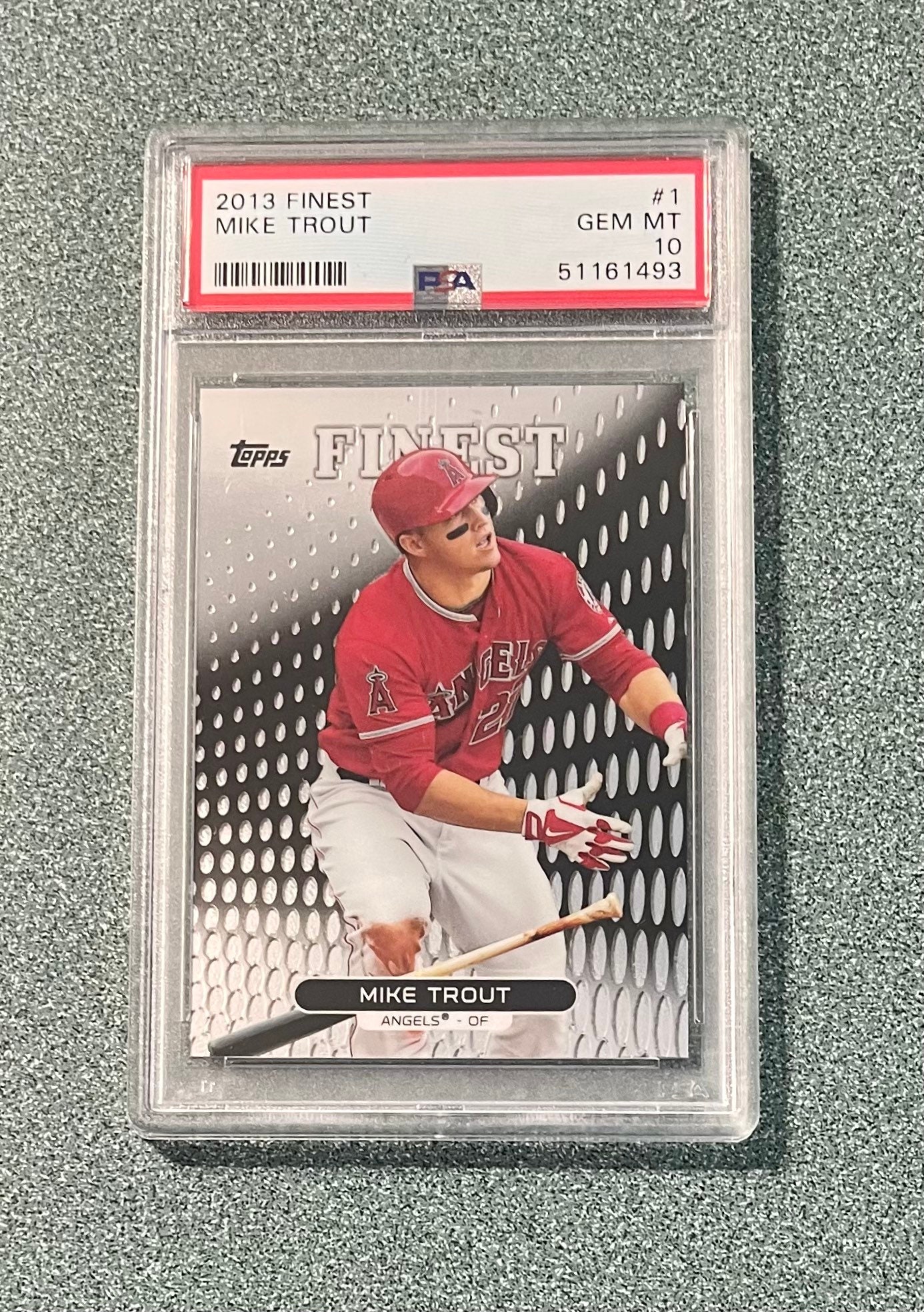 MIKE TROUT 2018 TOPPS NOW GAME USED MLB PLAYERS WEEKEND JERSEY
