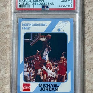 1989 Michael Jordan PSA 10 North Carolina Collegiate Collection #13