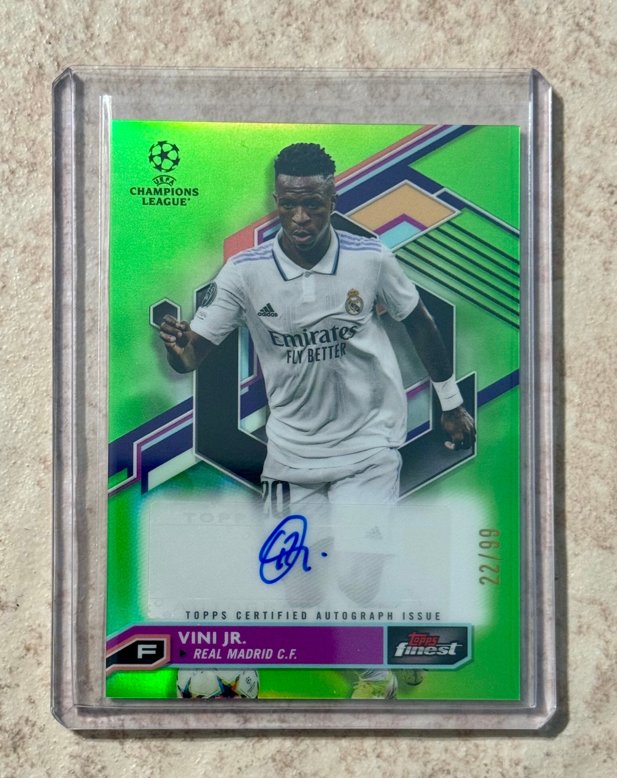 2024 Topps Chrome Vini Auto /99（2024/25 Topps UEFA Club 