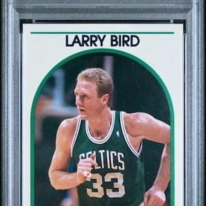 1989 Hoops Larry Bird PSA 9 Mint