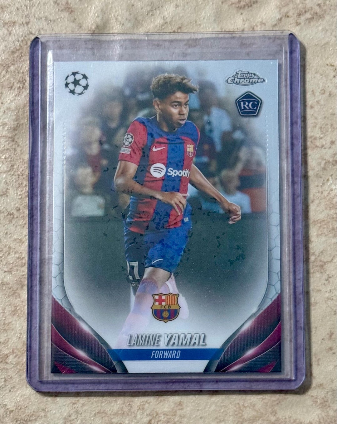 Buy 2023-24 Topps Chrome UEFA Lamine Yamal #64 RC Rookie FC 