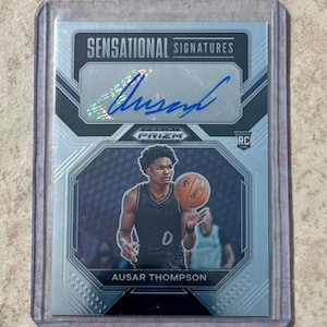 2023 Prizm Ausar Thompson rookie card auto Certified Autographed Rookie Card