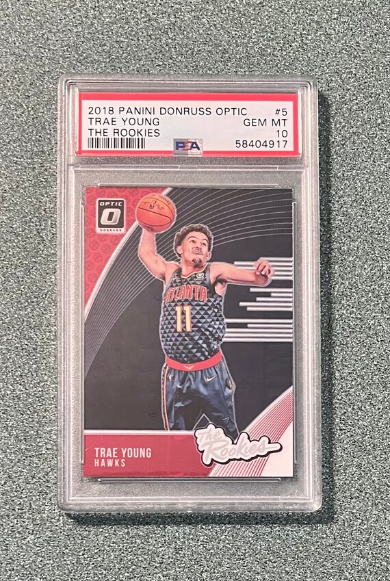 2018-19 Panini Donruss Optic Trae Young the Rookies PSA 10
