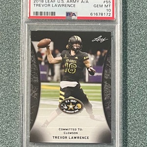 2018 Leaf Army Trevor Lawrence #55 PSA 10Gem Mint 2021 #1 Pick