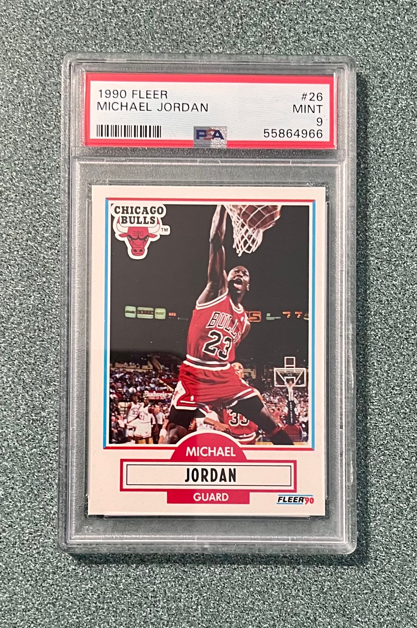  1986-87 Fleer #57 Michael Jordan ROOKIE RC PSA 8 Graded  Basketball Card NBA 86-87 1986 1987 Chicago Bulls : Collectibles & Fine Art