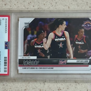 2024 Panini Instant WNBA #162 Caitlin Clark Rookie RC PSA 9 Mint Indiana Fever Iowa Hawkeyes