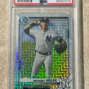 Lunette Bowman Mega Box 2021 BCP85 Anthony Volpe PSA 9 Mint Yankees RC