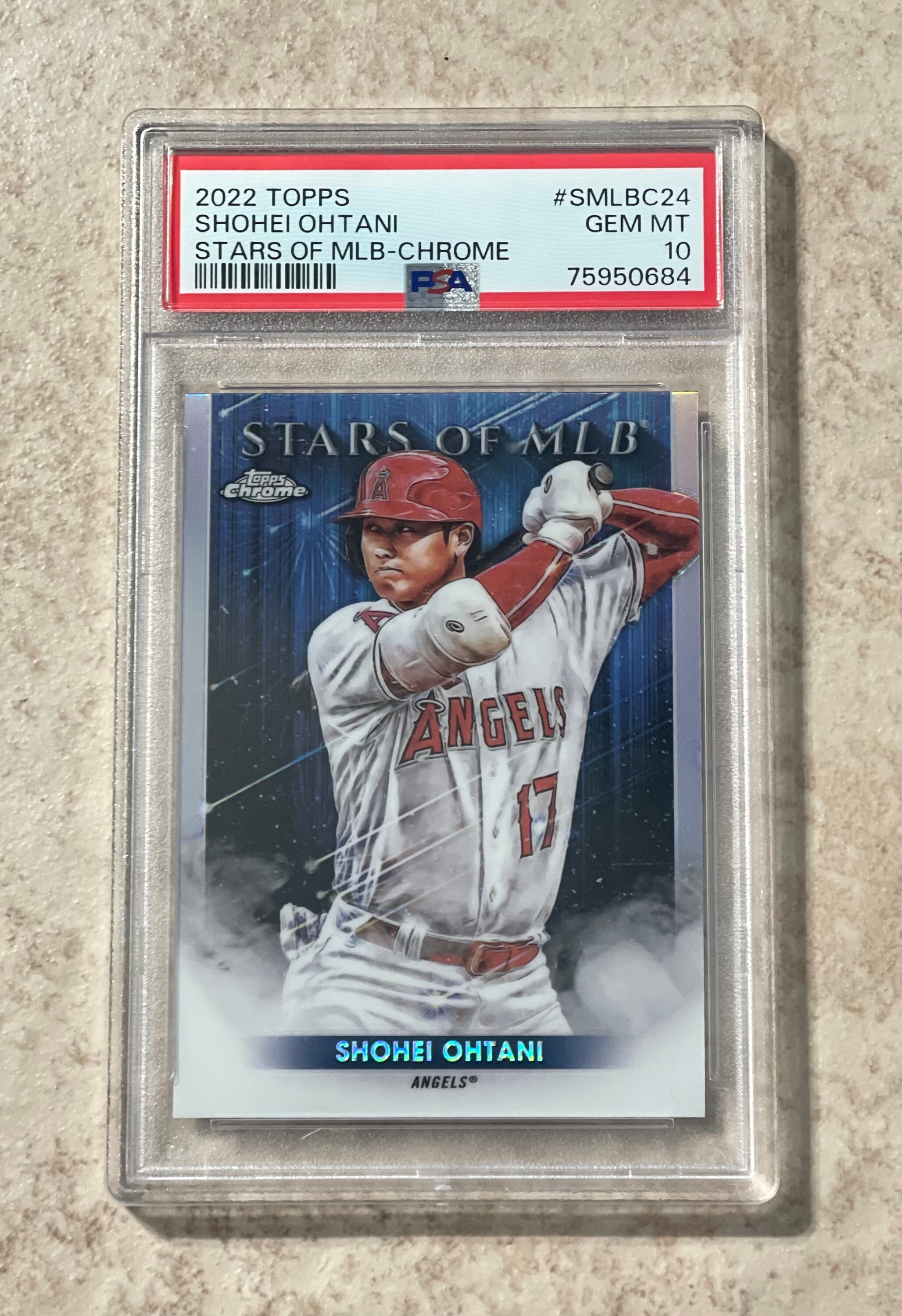 2022 Topps Chrome Shohei Ohtani 35th Anniversary Refractor