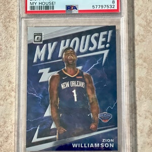 2019 Optik Mein Haus! Zion Williamson PSA 8 Anfänger Karte #15