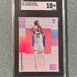 2017-18 Status Donovan Mitchell Rookie Karte #122 SGC 10 Jazz Gem Mint