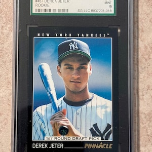 1993 Pinnacle #457 Derek Jeter RC New York Yankees SGC 9 MINT 96