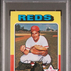 1975 TOPPS MINI #260 Johnny Bench PSA 5 Cincinnati Reds