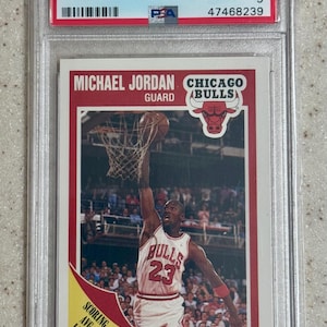 1989 FLEER #21 Michael Jordan PSA 9 Mint Chicago Bulls