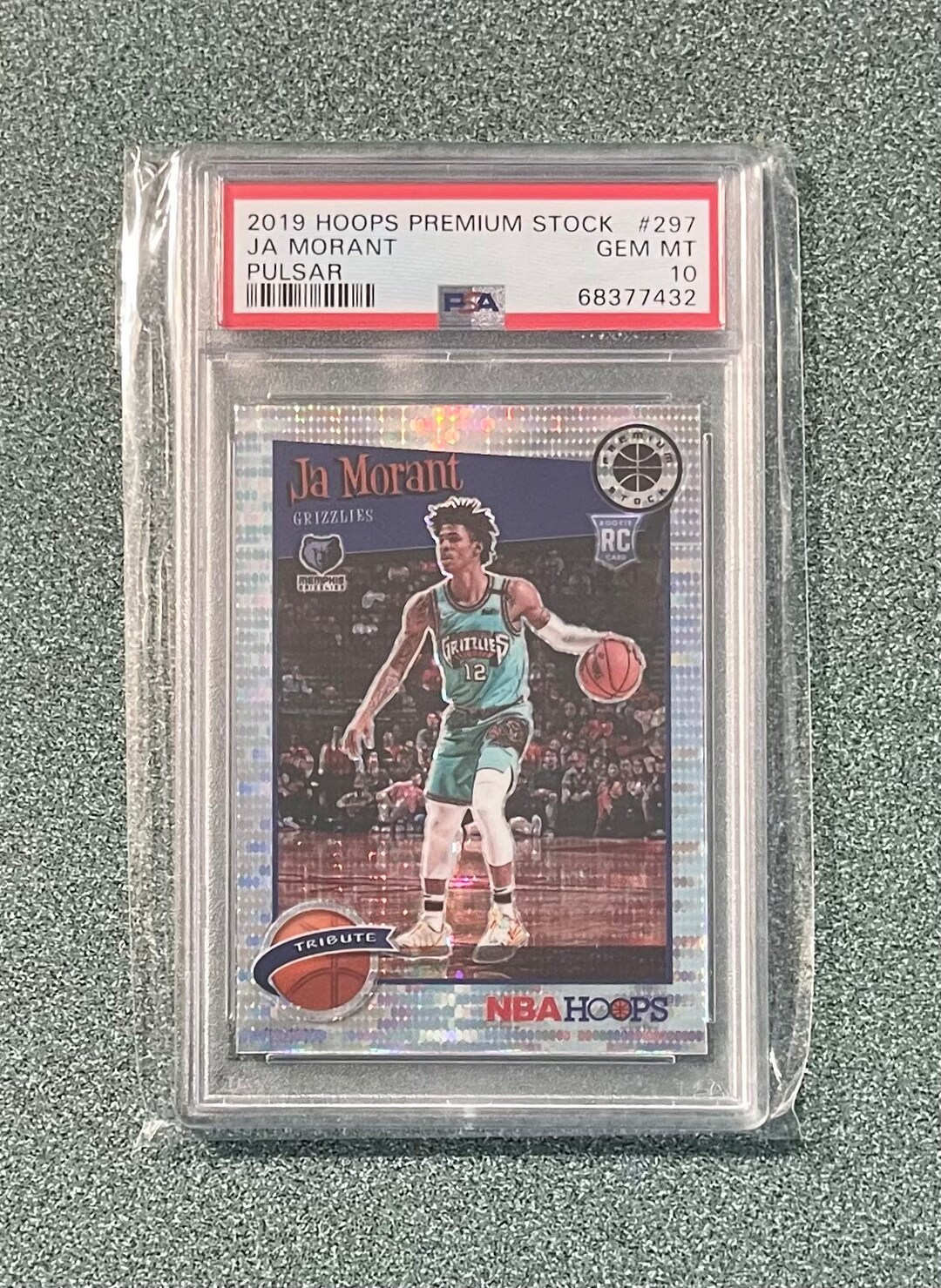 2019/20 Panini Hoops Premium Stock Ja Morant Pulsar Grizzles #297 