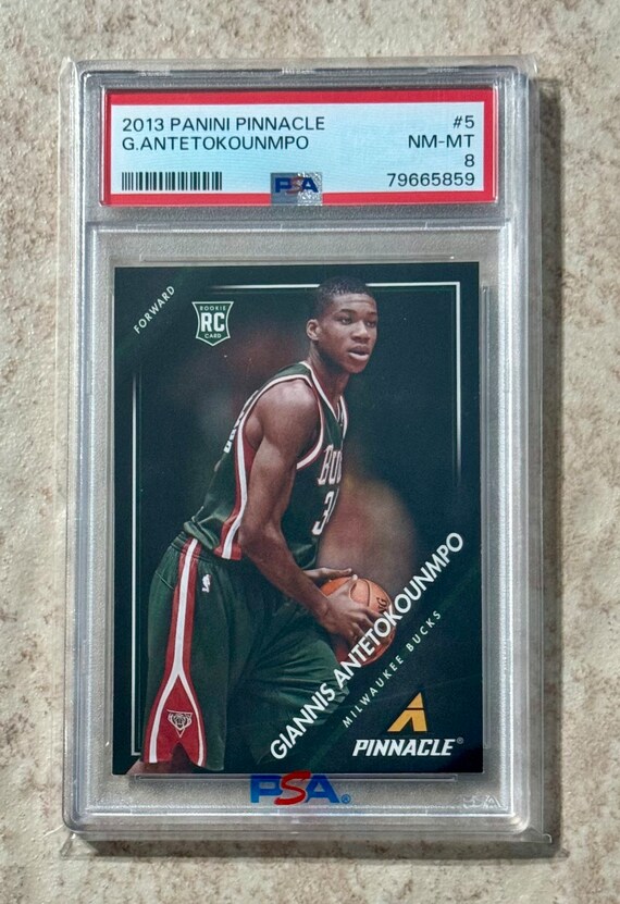panini GIANNIS ANTETOKOUNMPO RC PSA 8