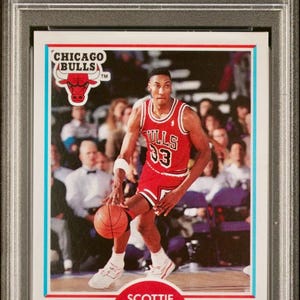 1990 FLEER #30 Scottie Pippin PSA 9 Mint Chicago Bulls