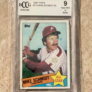 1985 Topps Mike Schmidt BCCG 9